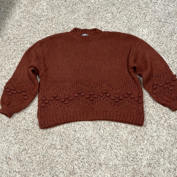 Francesca's Collections Sweaters - Rust knit sweater